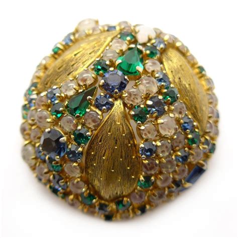 christian dior brooch vintage|Christian Dior costume jewellery vintage.